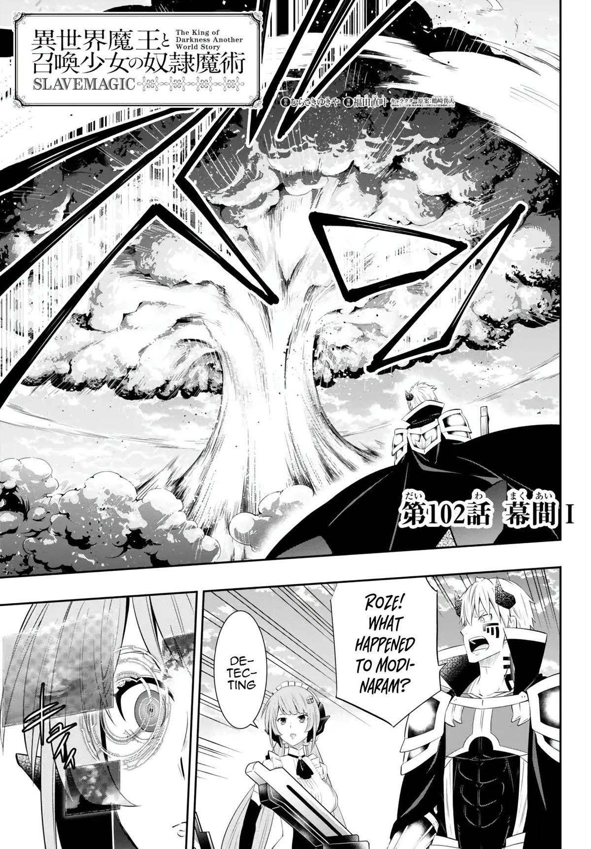 Isekai Maou to Shoukan Shoujo Dorei Majutsu Chap 102.1 - Next Chap 103.1