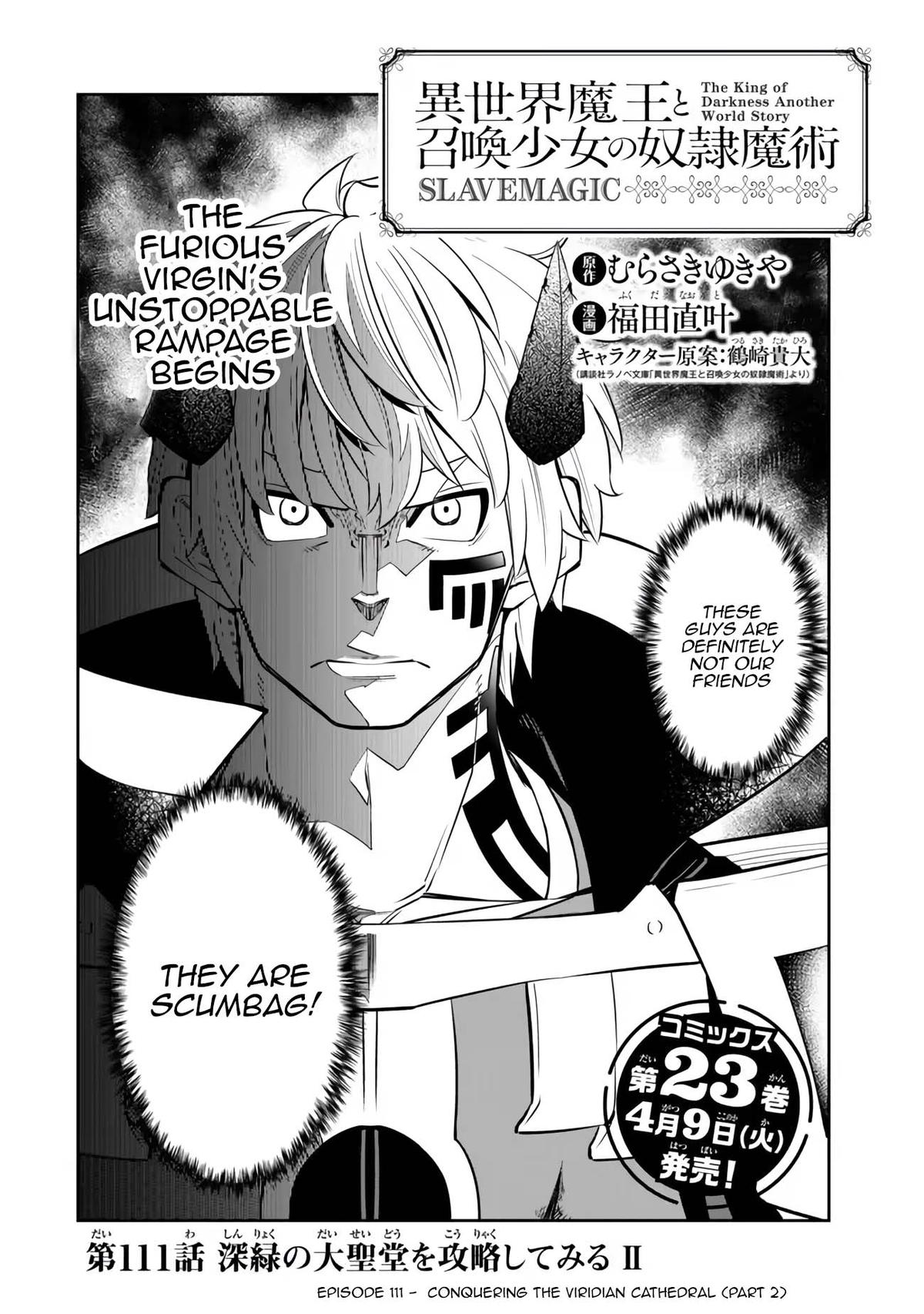 Isekai Maou to Shoukan Shoujo Dorei Majutsu Chap 111.1 - Next Chap 112.1