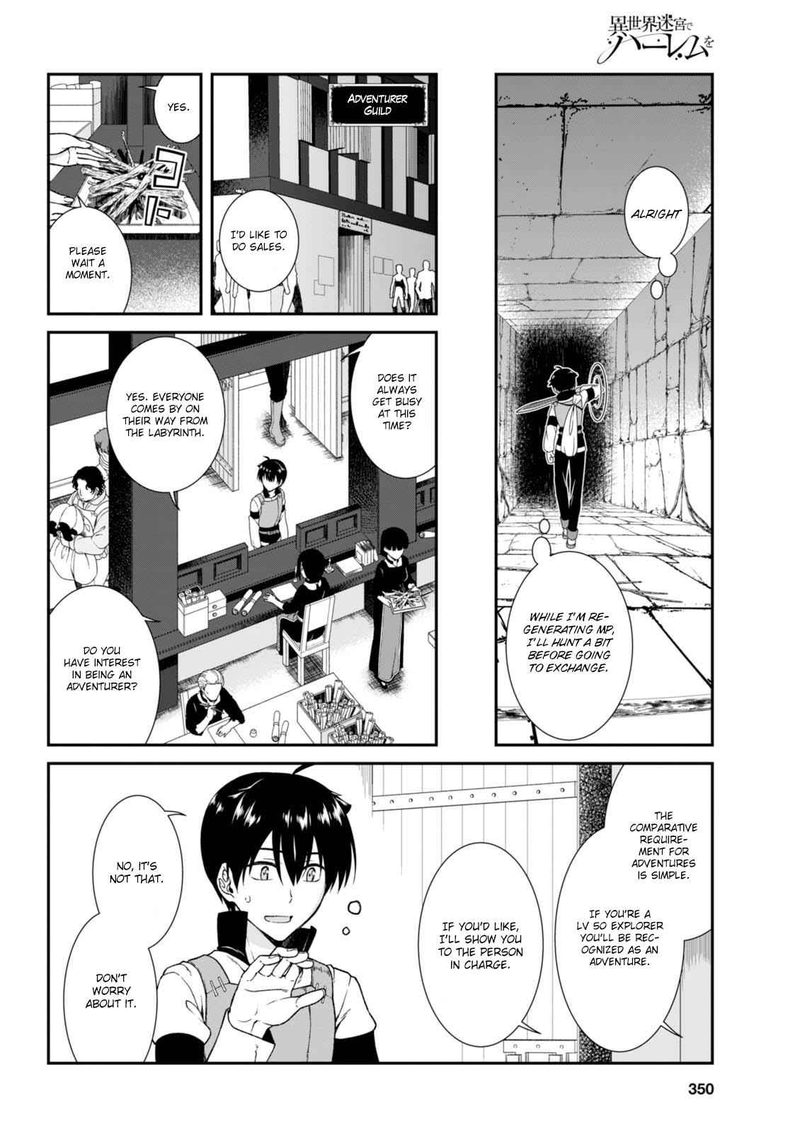 Isekai Meikyuu de Harem o Chap 4.1 - Next Chap 5.1