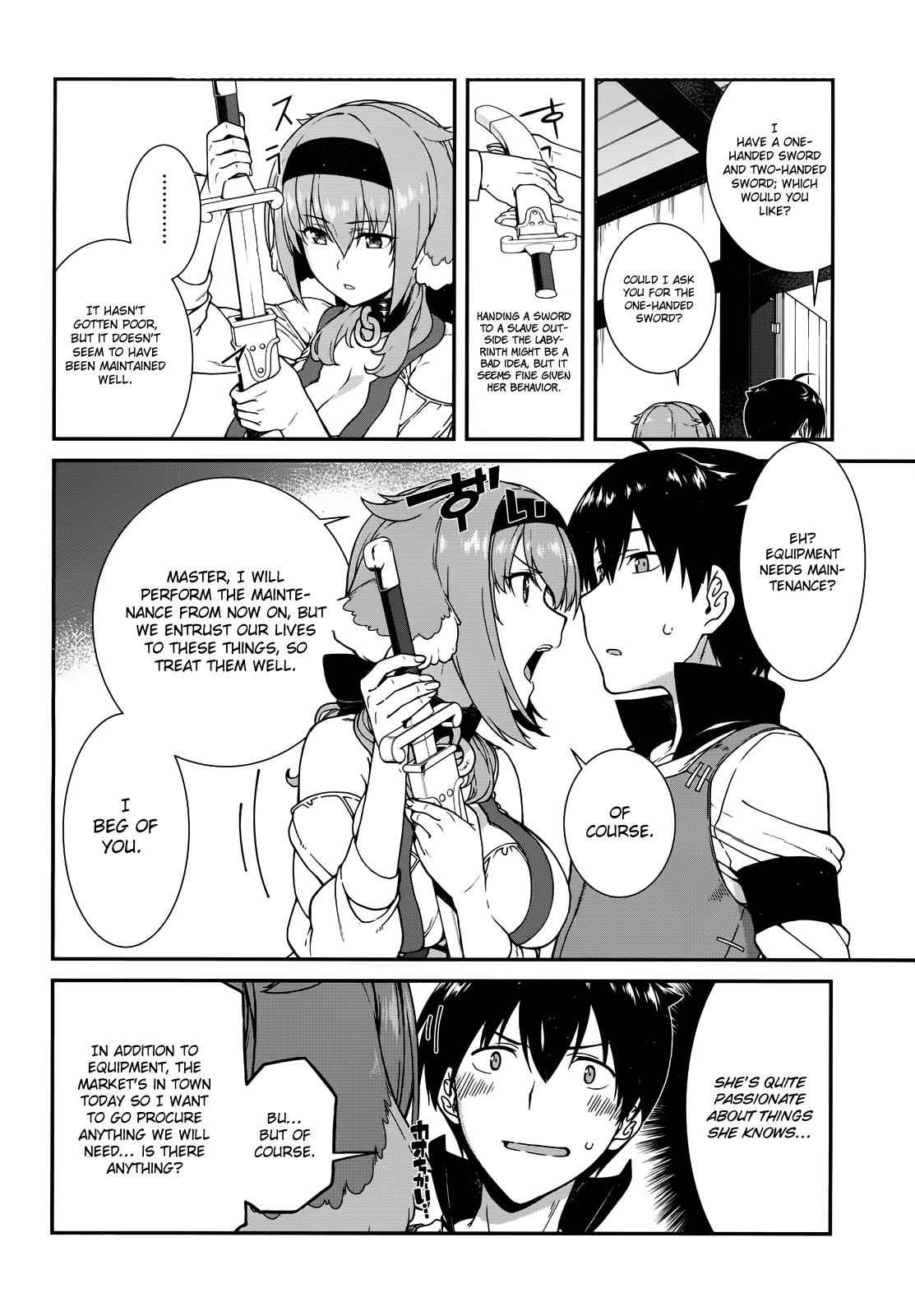 Isekai Meikyuu de Harem o Chap 6.1 - Next Chap 7.1