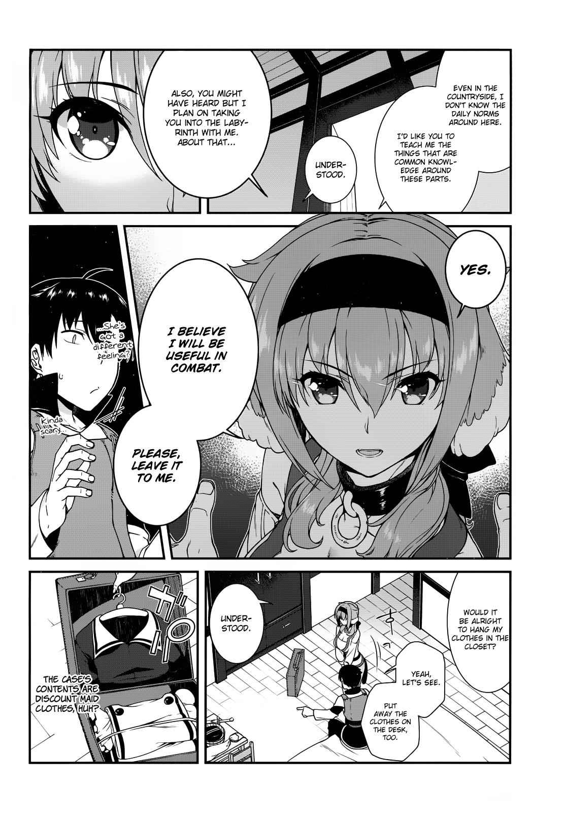 Isekai Meikyuu de Harem o Chap 6.1 - Next Chap 7.1