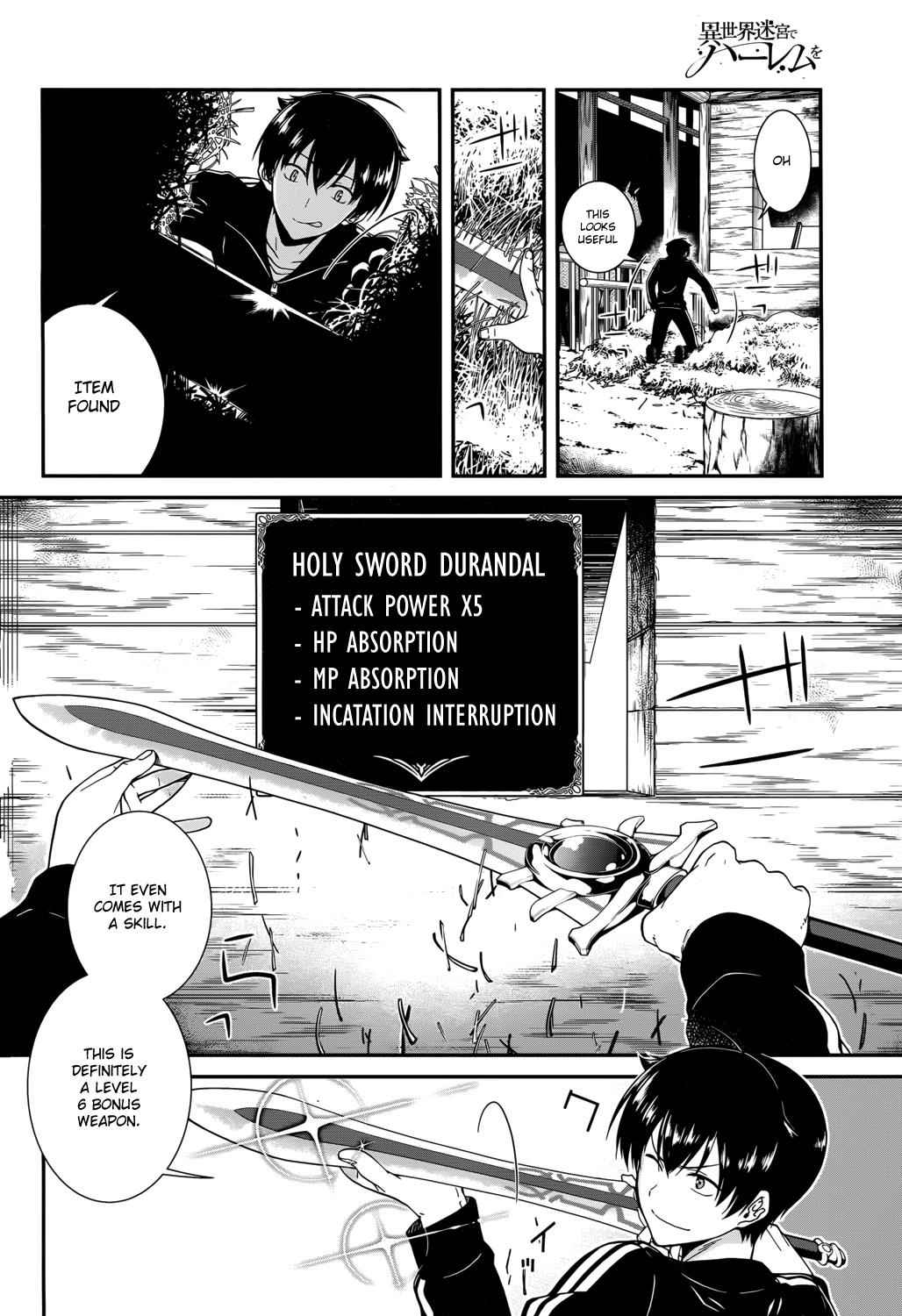 Isekai Meikyuu de Harem o Chap 1 - Next Chap 2