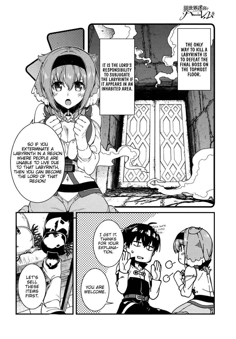 Isekai Meikyuu de Harem o Chap 14 - Next Chap 15