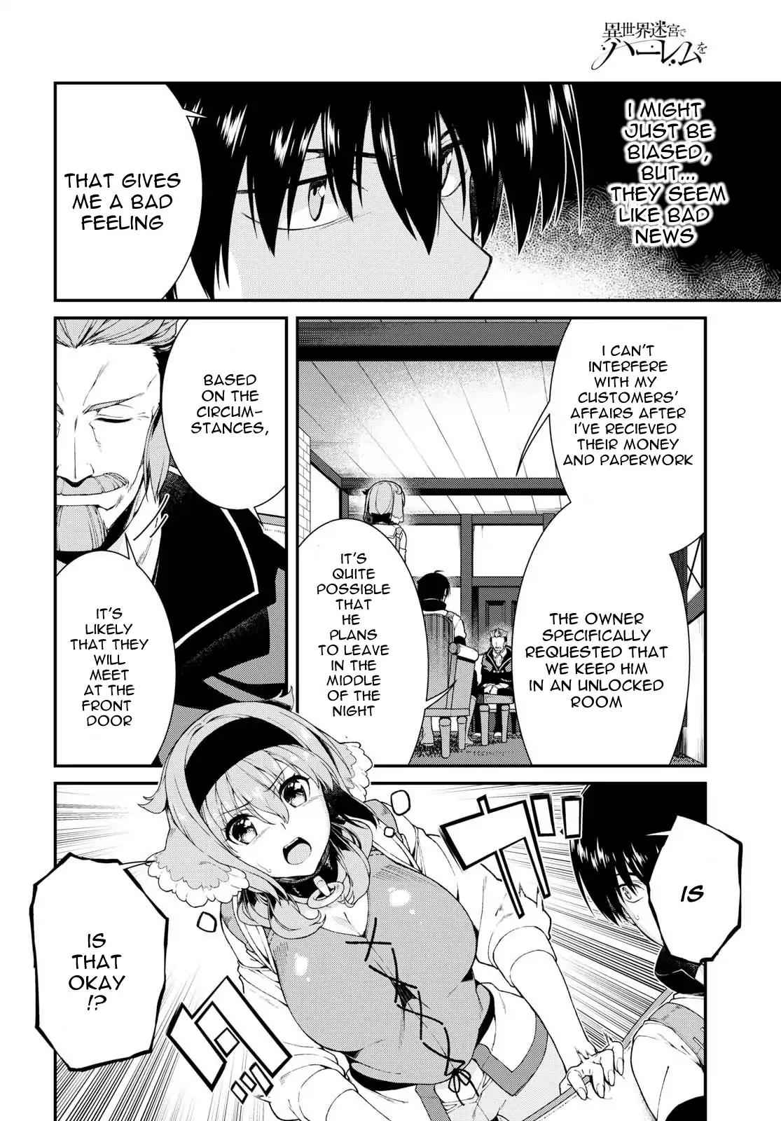 Isekai Meikyuu de Harem o Chap 19 - Next Chap 20