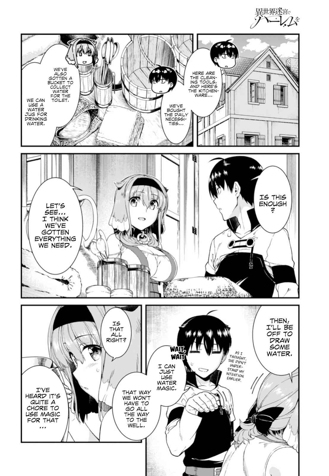 Isekai Meikyuu de Harem o Chap 26 - Next Chap 27