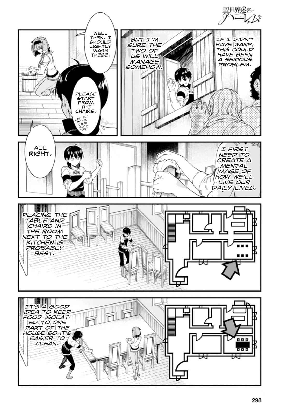 Isekai Meikyuu de Harem o Chap 26 - Next Chap 27