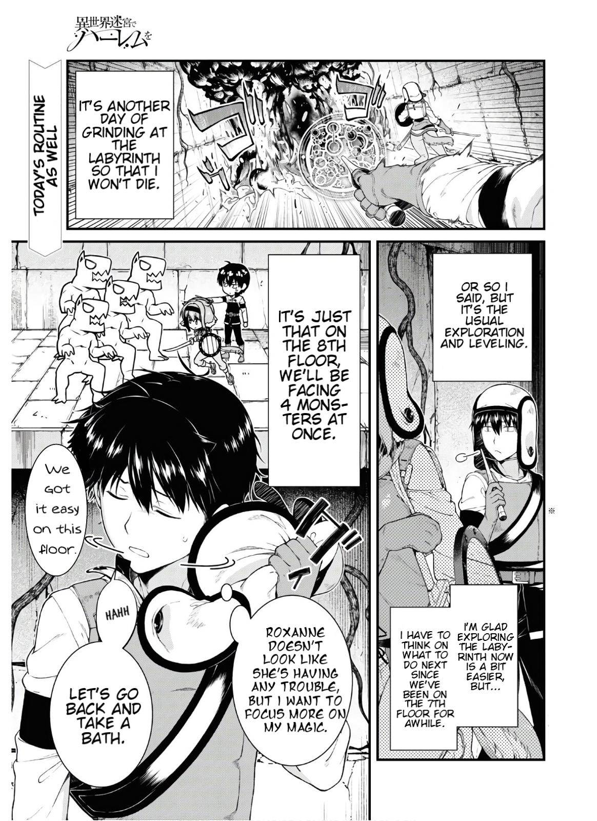 Isekai Meikyuu de Harem o Chap 36 - Next Chap 37