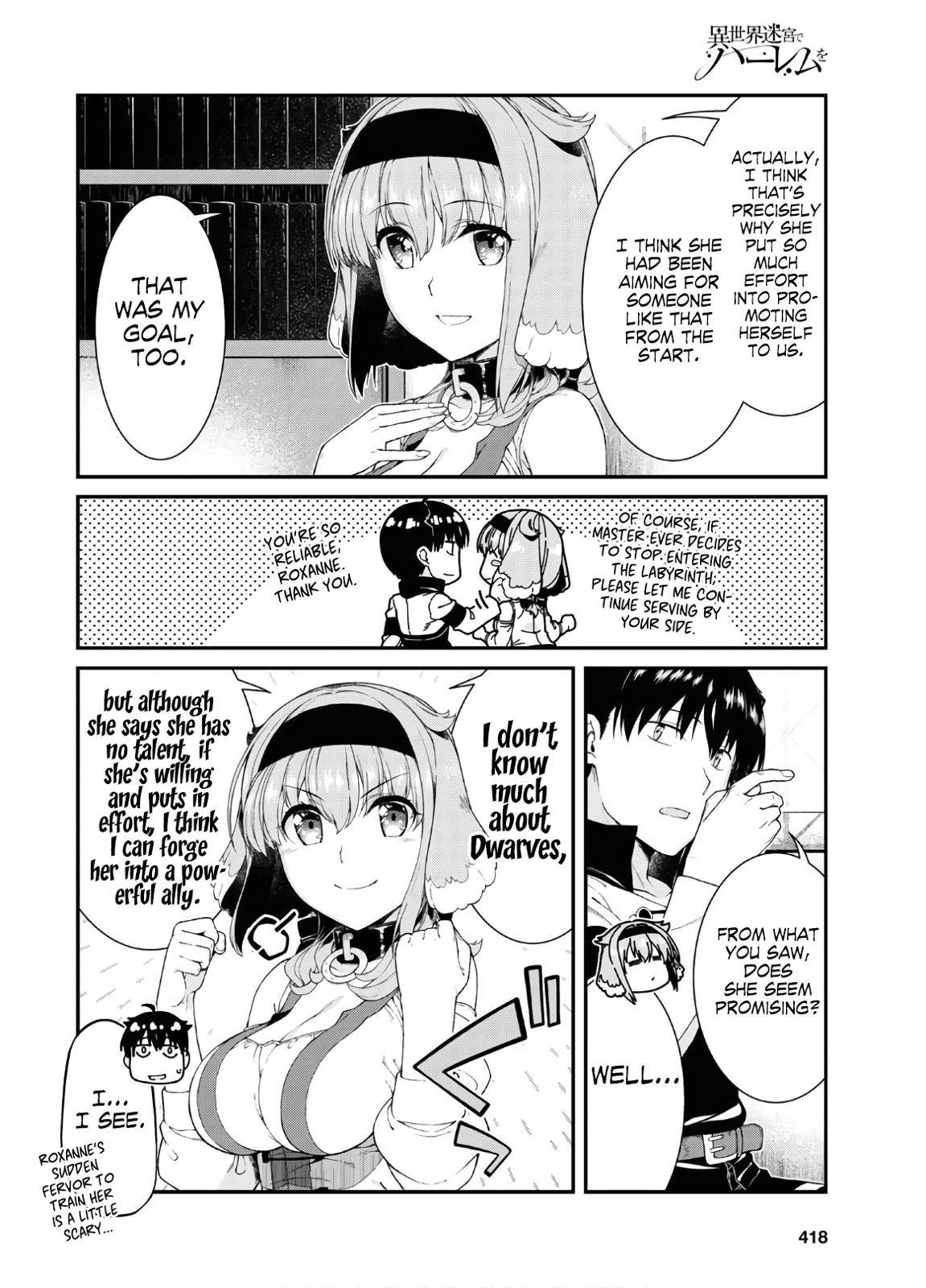 Isekai Meikyuu de Harem o Chap 38 - Next Chap 39