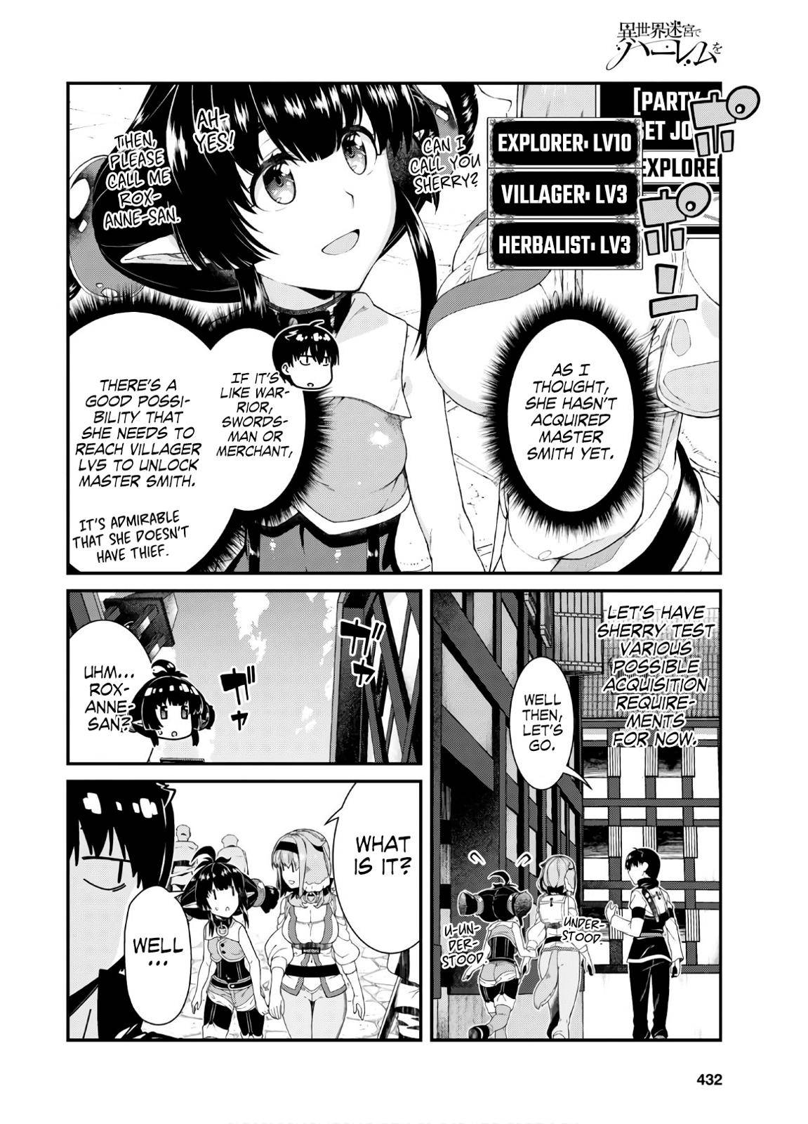 Isekai Meikyuu de Harem o Chap 38 - Next Chap 39