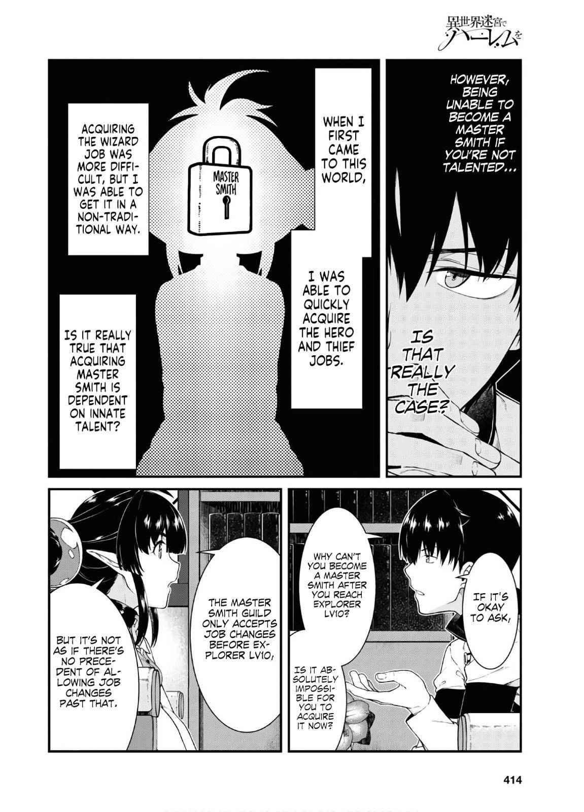 Isekai Meikyuu de Harem o Chap 38 - Next Chap 39