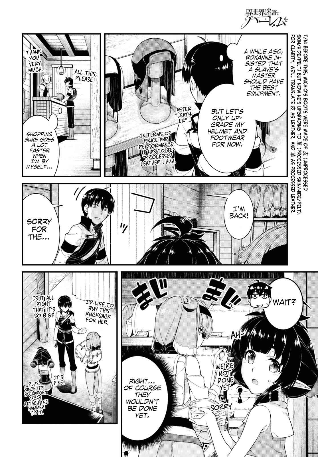 Isekai Meikyuu de Harem o Chap 39 - Next Chap 40