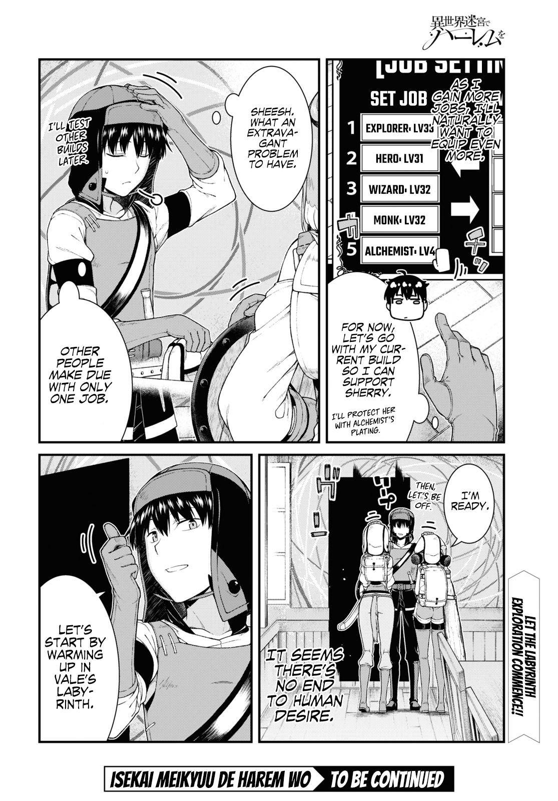 Isekai Meikyuu de Harem o Chap 44 - Next Chap 45