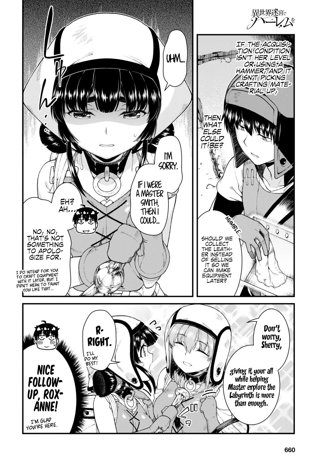 Isekai Meikyuu de Harem o Chap 45 - Next Chap 46