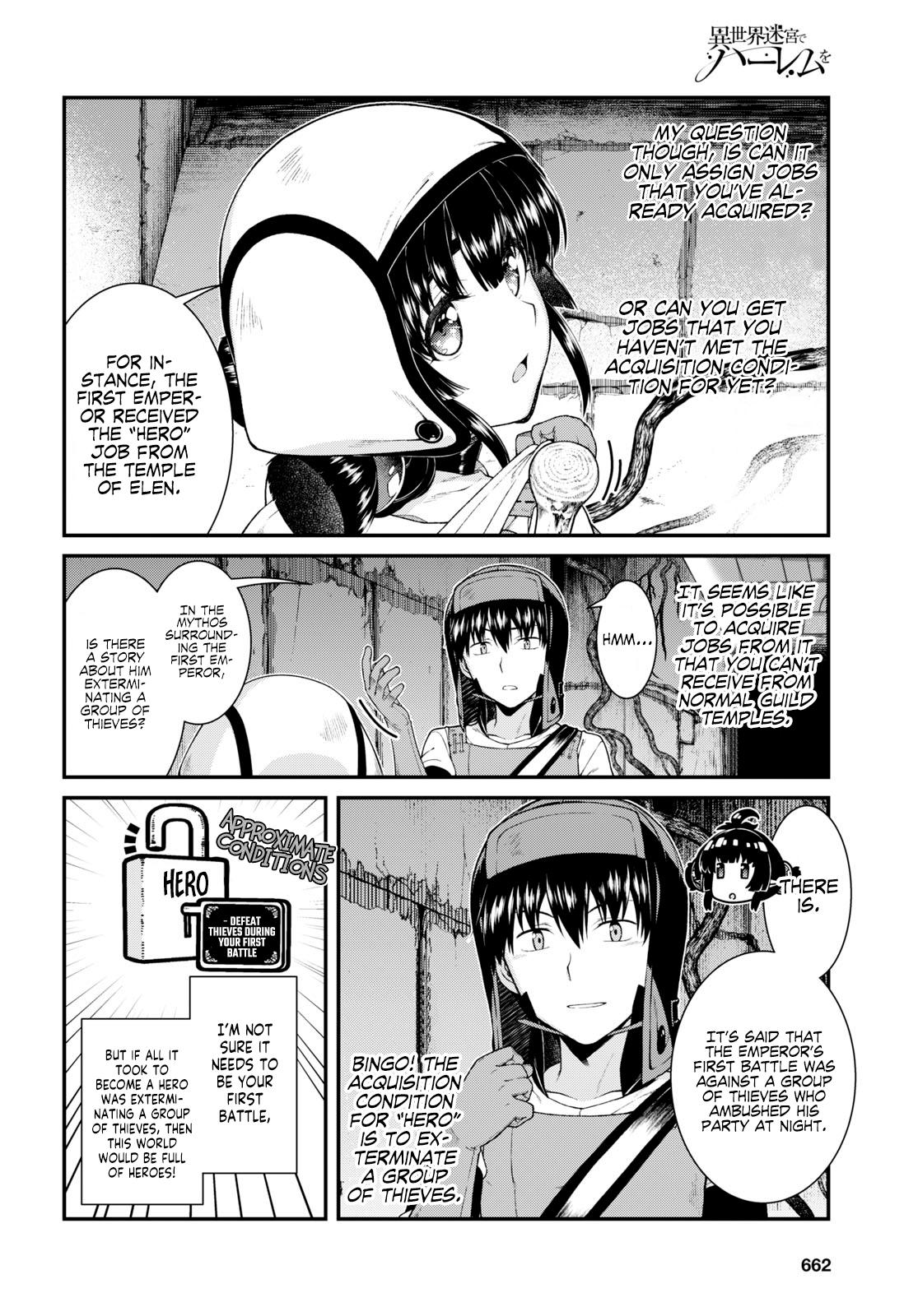 Isekai Meikyuu de Harem o Chap 45 - Next Chap 46