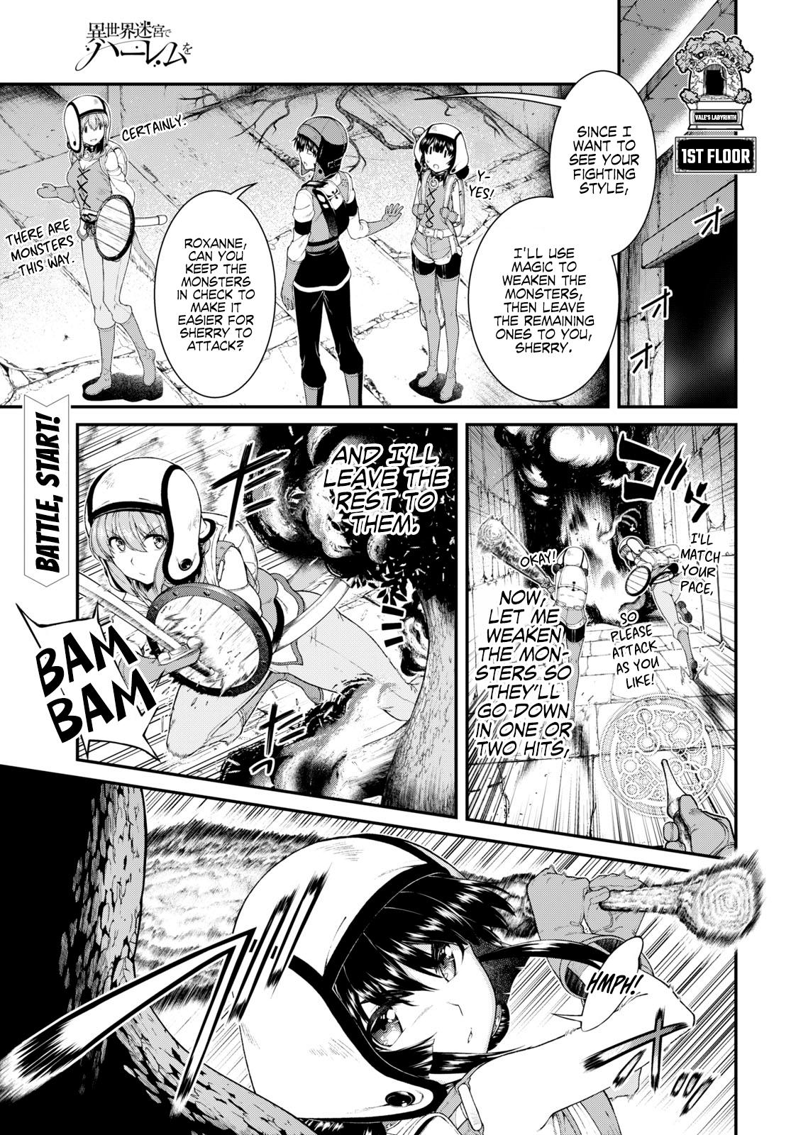 Isekai Meikyuu de Harem o Chap 45 - Next Chap 46