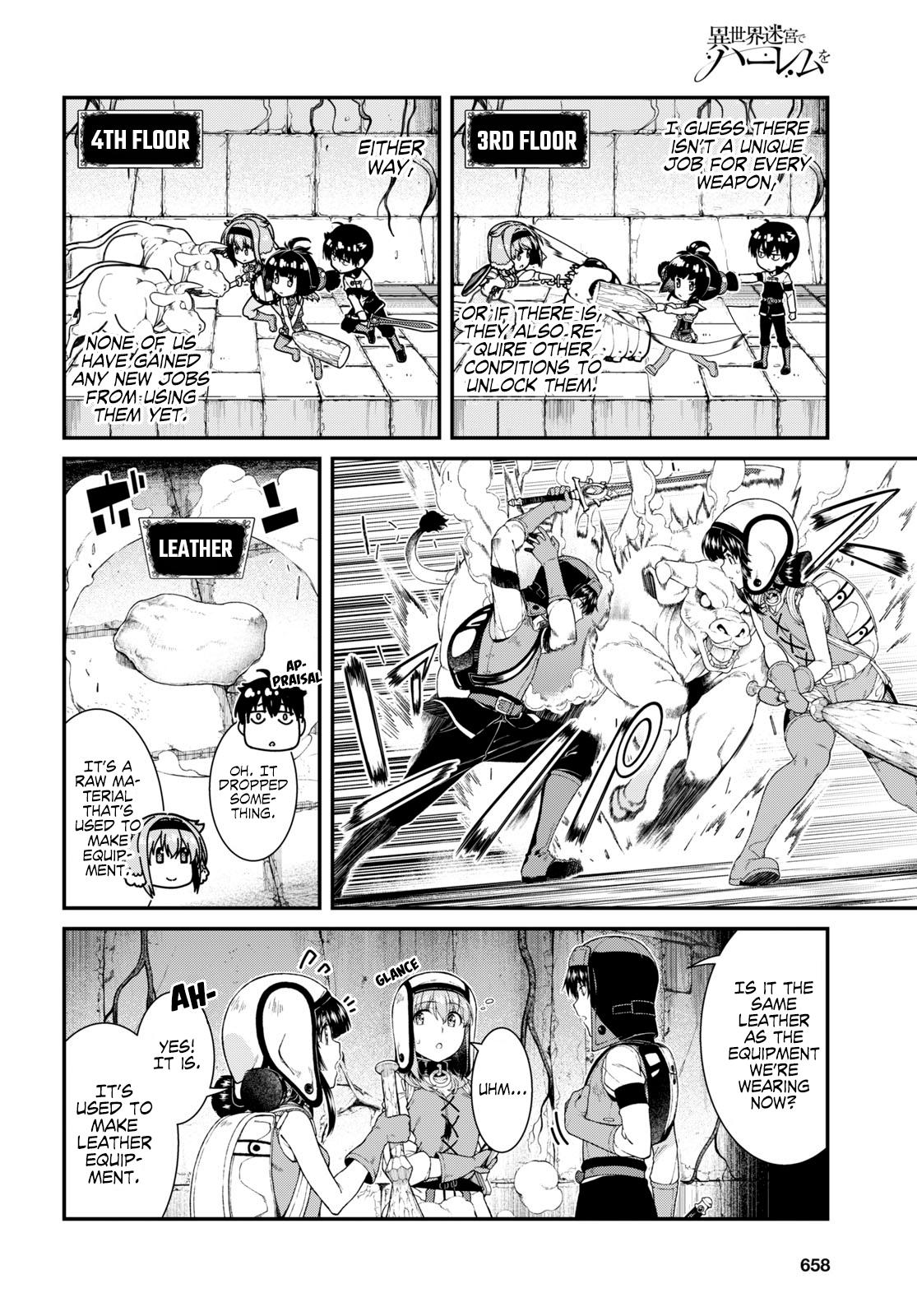 Isekai Meikyuu de Harem o Chap 45 - Next Chap 46