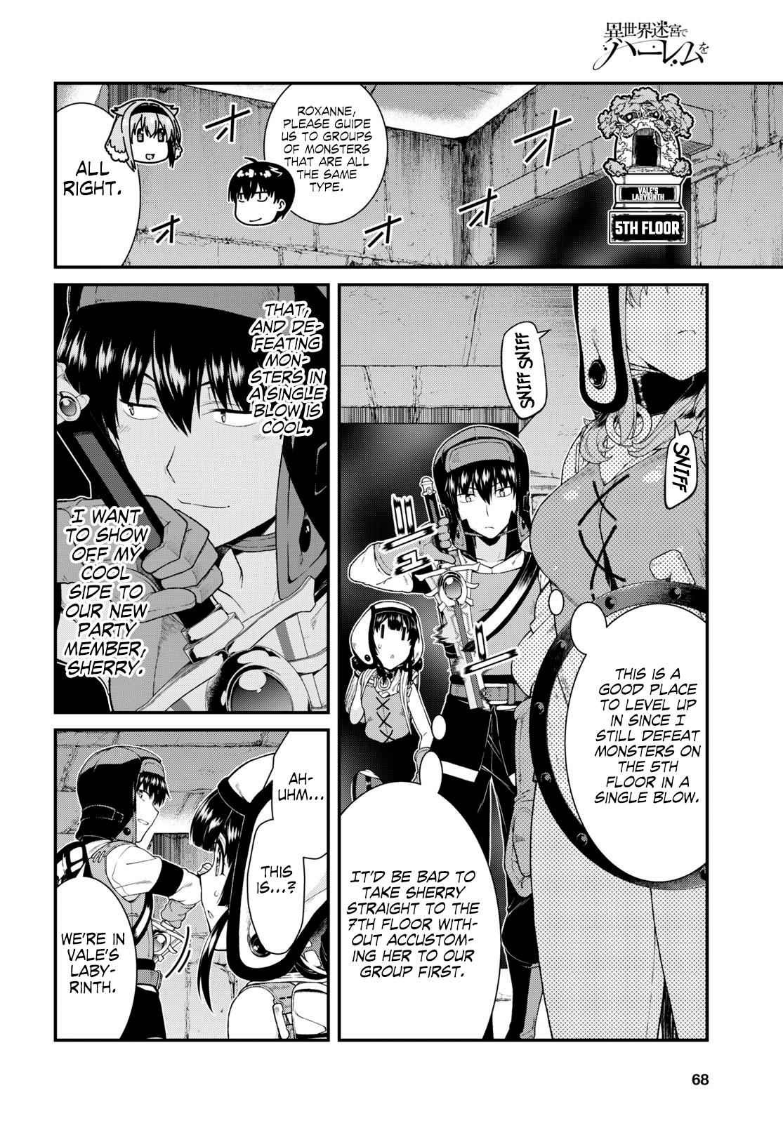 Isekai Meikyuu de Harem o Chap 40 - Next Chap 41