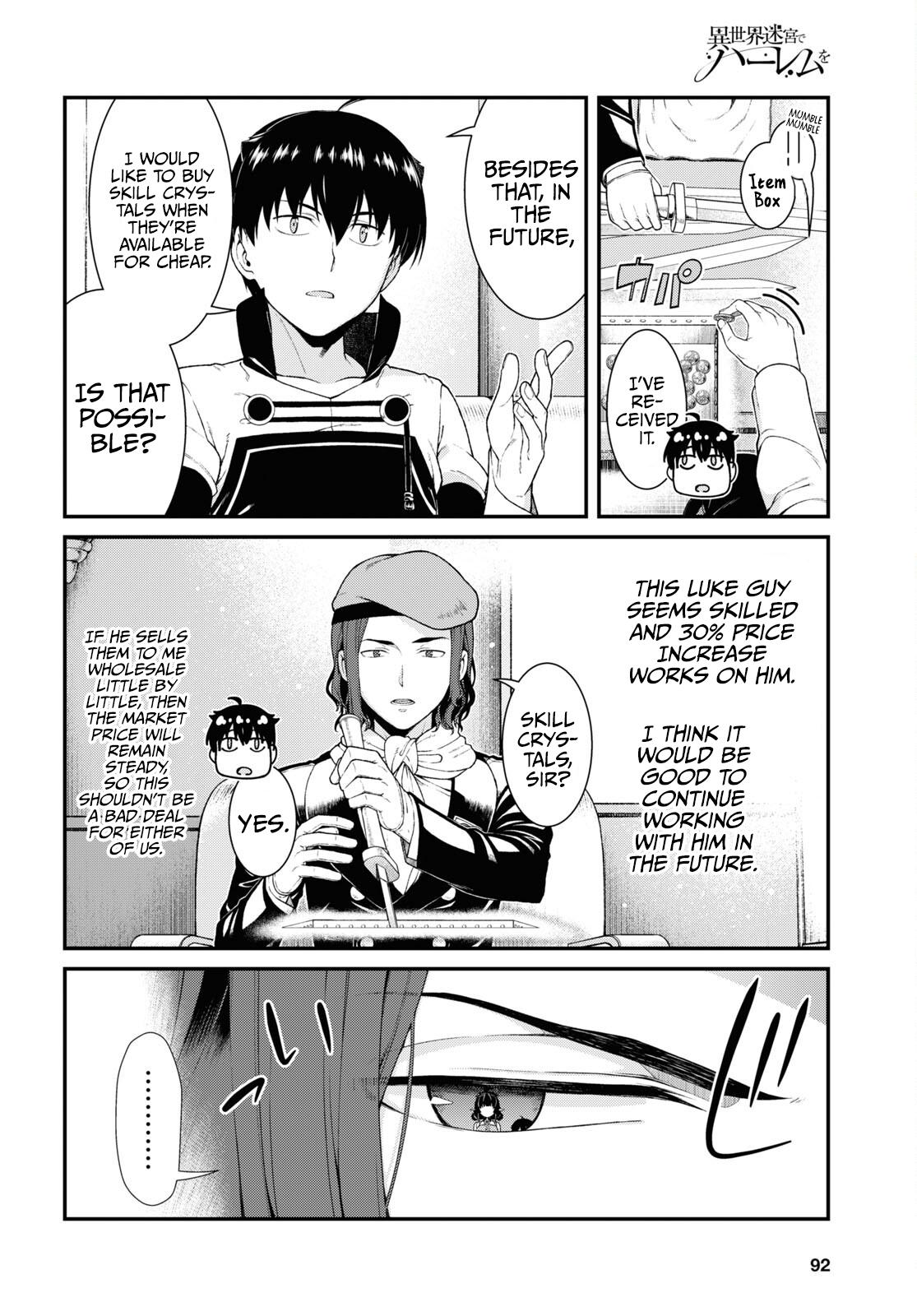 Isekai Meikyuu de Harem o Chap 57 - Next Chap 58