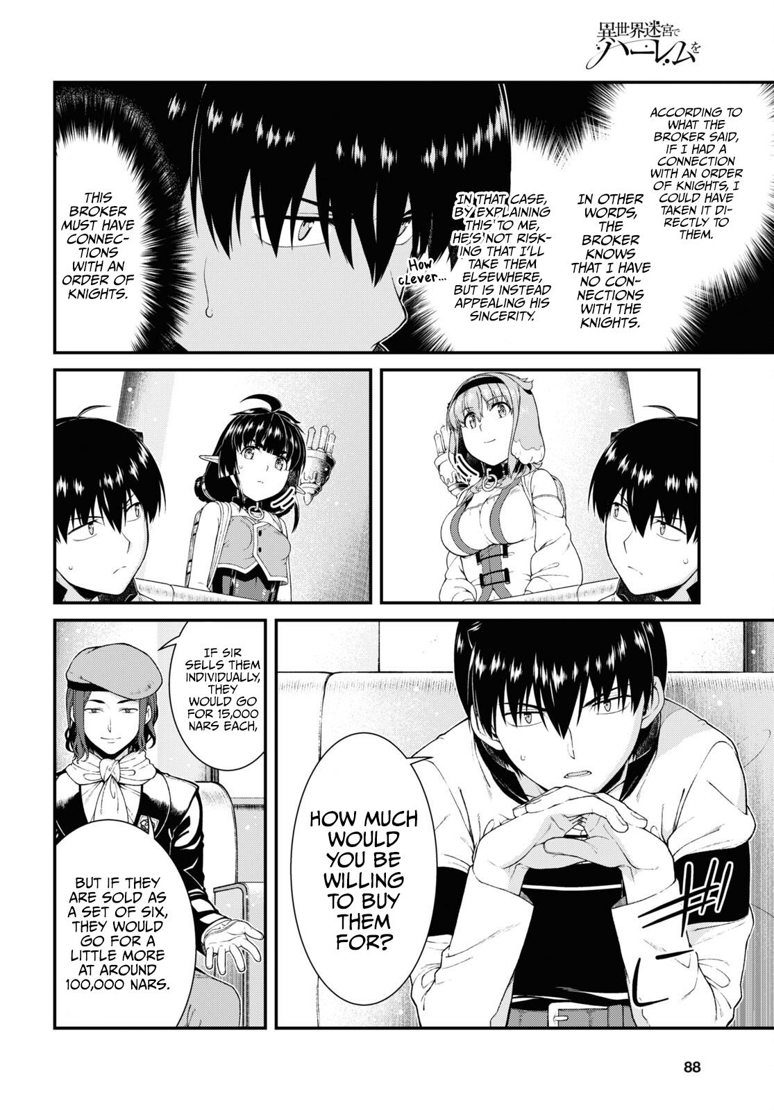 Isekai Meikyuu de Harem o Chap 57 - Next Chap 58