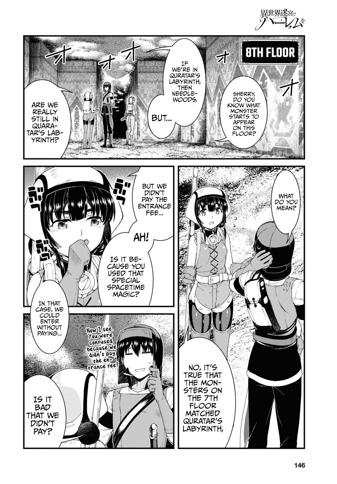Isekai Meikyuu de Harem o Chap 55 - Next Chap 56