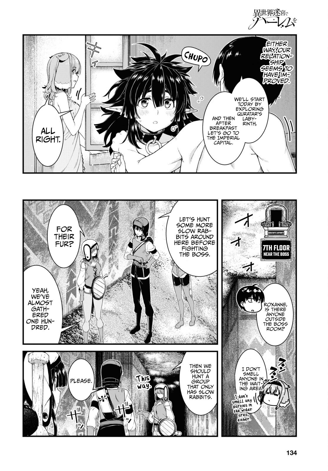 Isekai Meikyuu de Harem o Chap 55 - Next Chap 56