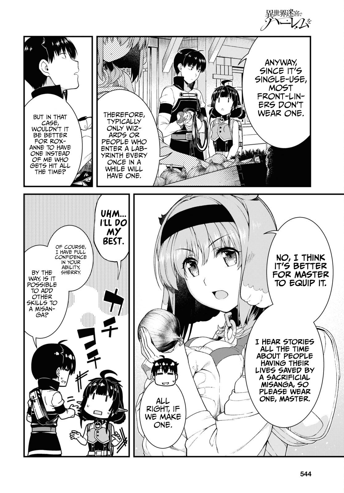 Isekai Meikyuu de Harem o Chap 58 - Next Chap 59