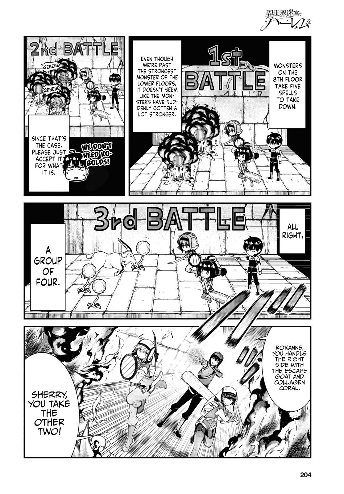 Isekai Meikyuu de Harem o Chap 51 - Next Chap 52