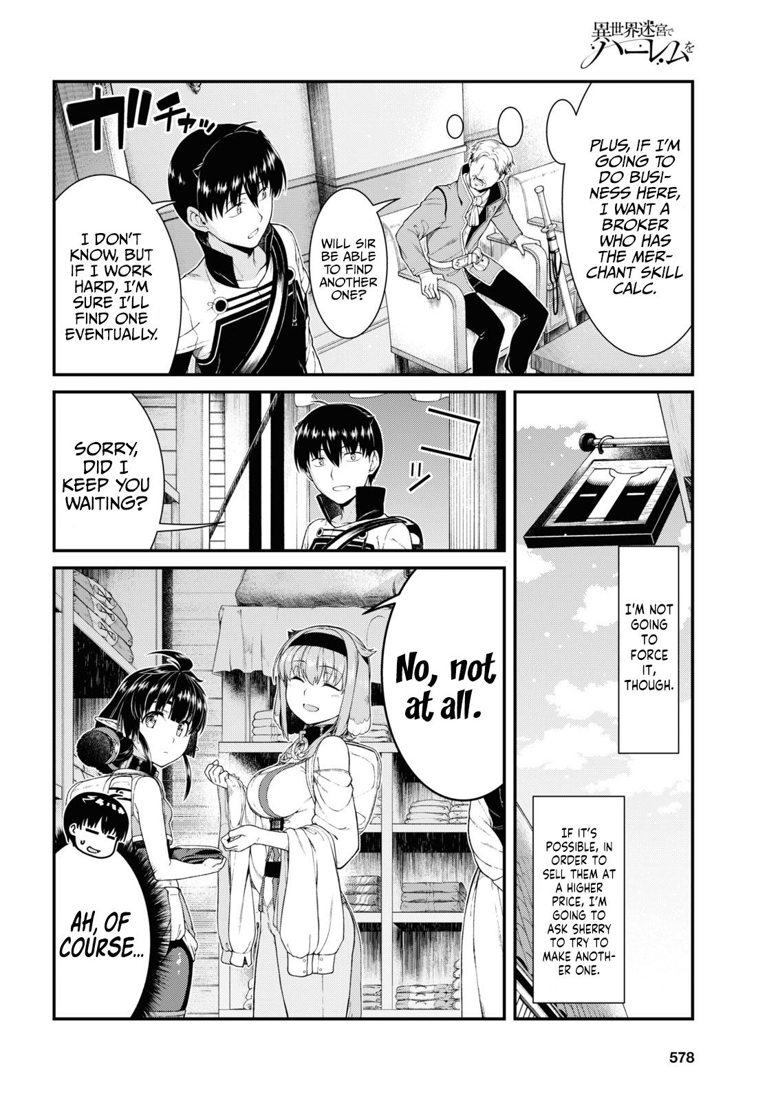 Isekai Meikyuu de Harem o Chap 52 - Next Chap 53