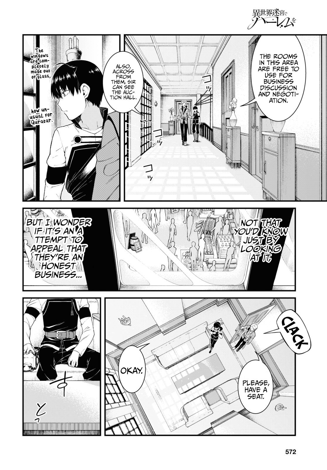 Isekai Meikyuu de Harem o Chap 52 - Next Chap 53