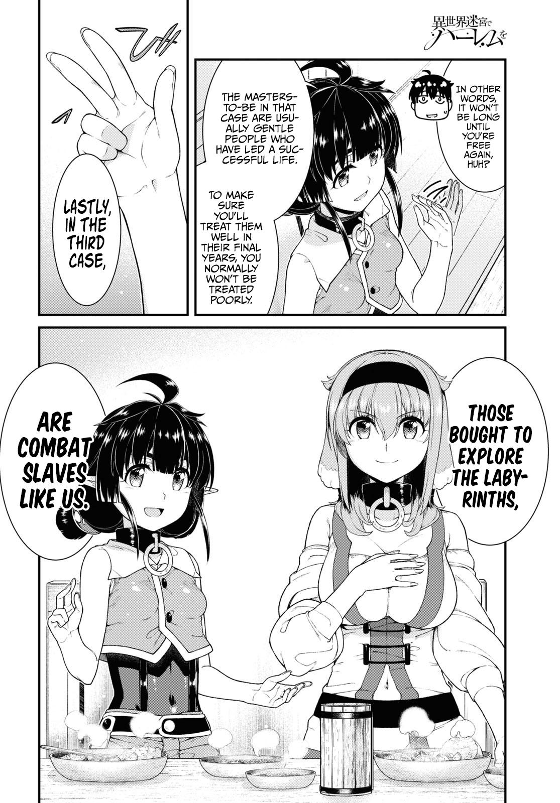 Isekai Meikyuu de Harem o Chap 60 - Next Chap 61