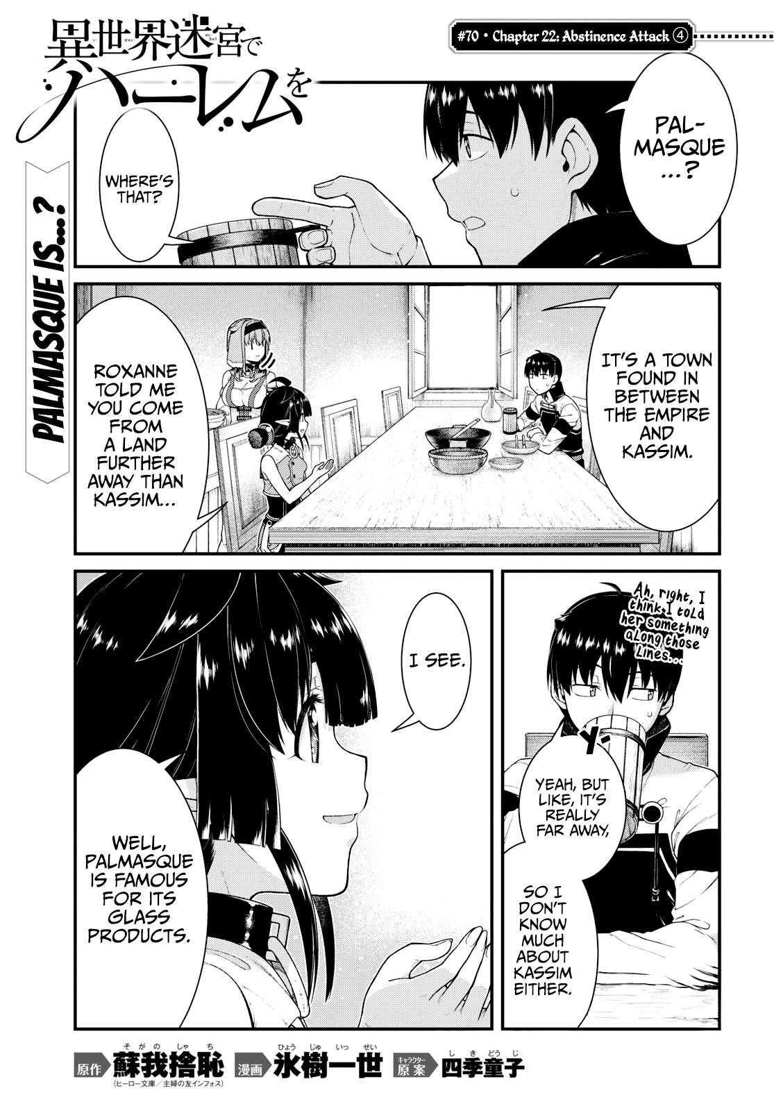 Isekai Meikyuu de Harem o Chap 70 - Next Chap 71