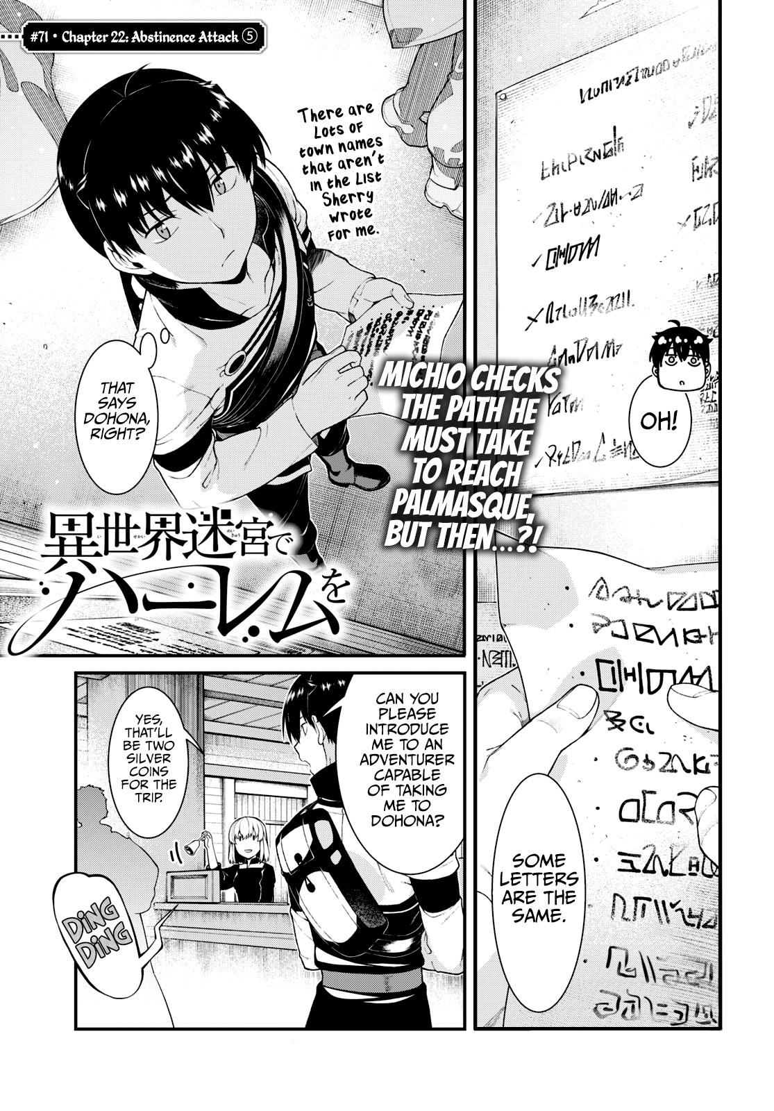 Isekai Meikyuu de Harem o Chap 71 - Next Chap 72