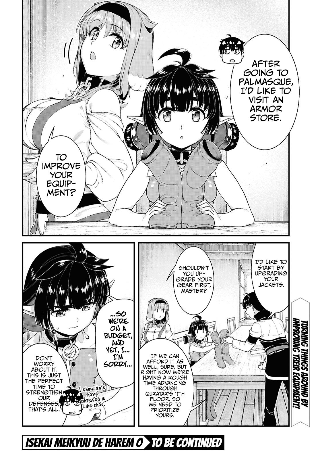 Isekai Meikyuu de Harem o Chap 85 - Next Chap 86