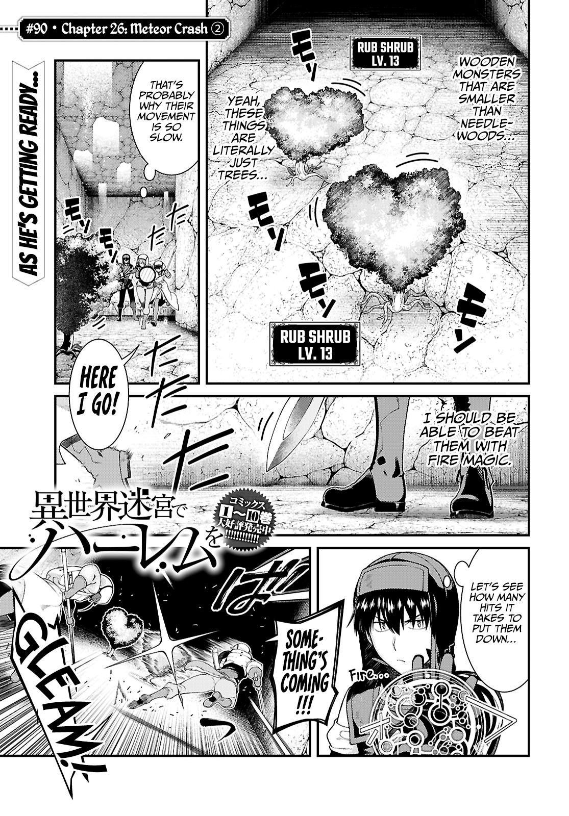 Isekai Meikyuu de Harem o Chap 90 - Next Chap 91