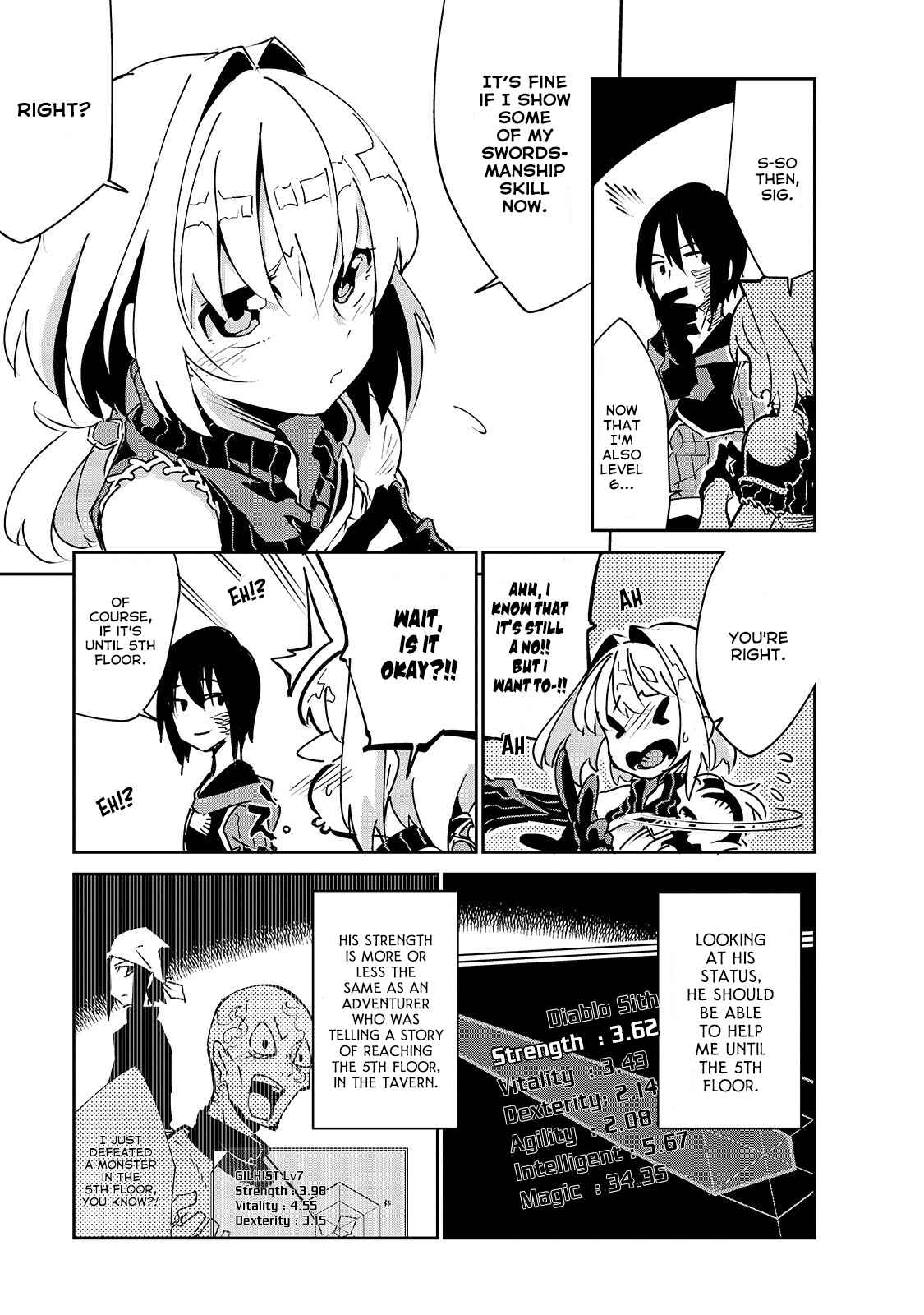 Isekai Meikyuu no Saishinbu o Mezasou Chap 7 - Next Chap 8