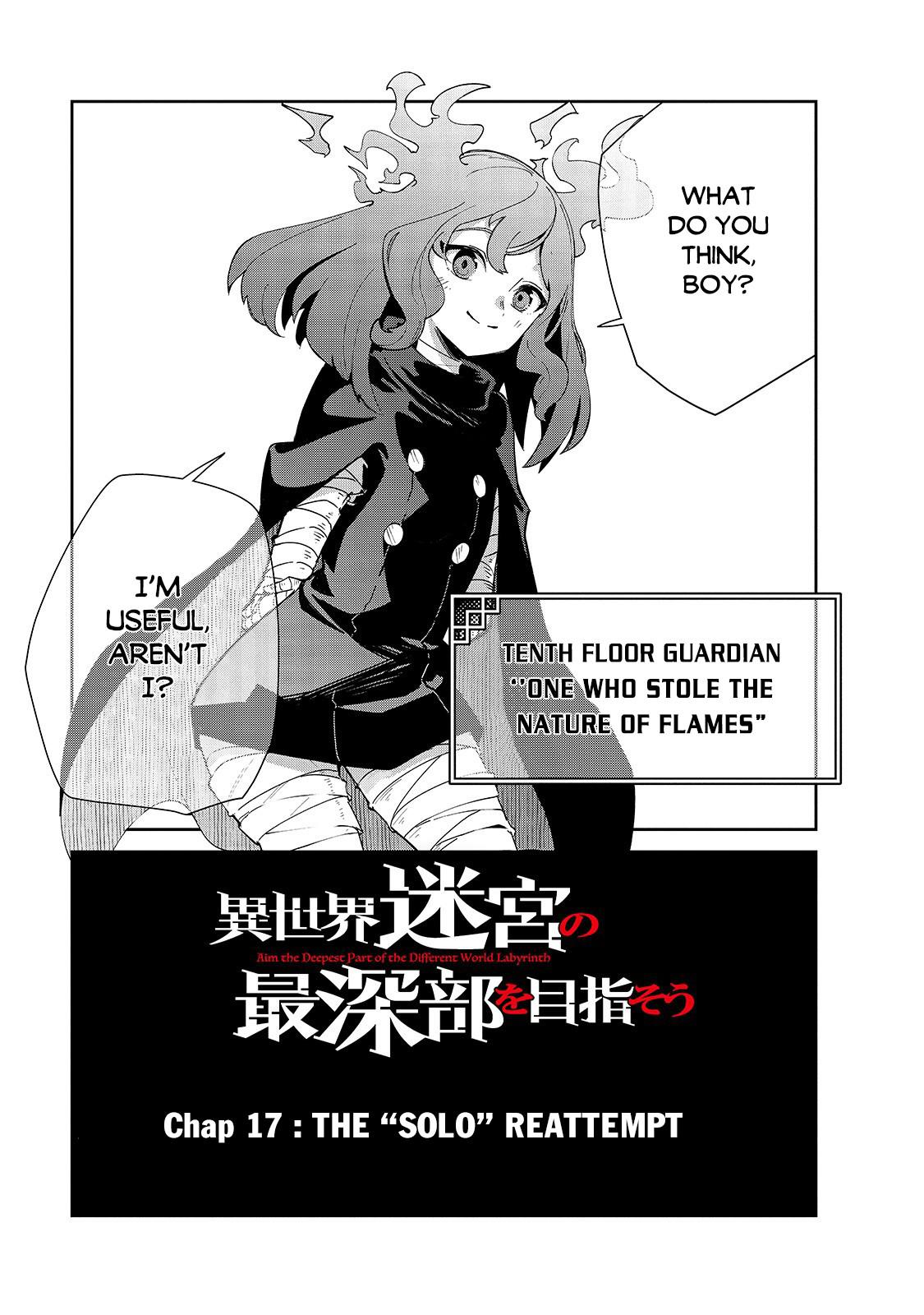 Isekai Meikyuu no Saishinbu o Mezasou Chap 17 - Next Chap 18