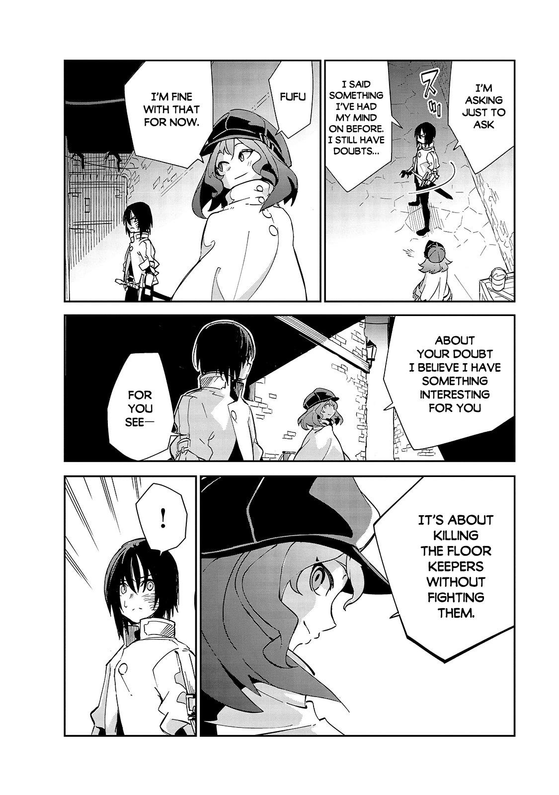 Isekai Meikyuu no Saishinbu o Mezasou Chap 16 - Next Chap 17