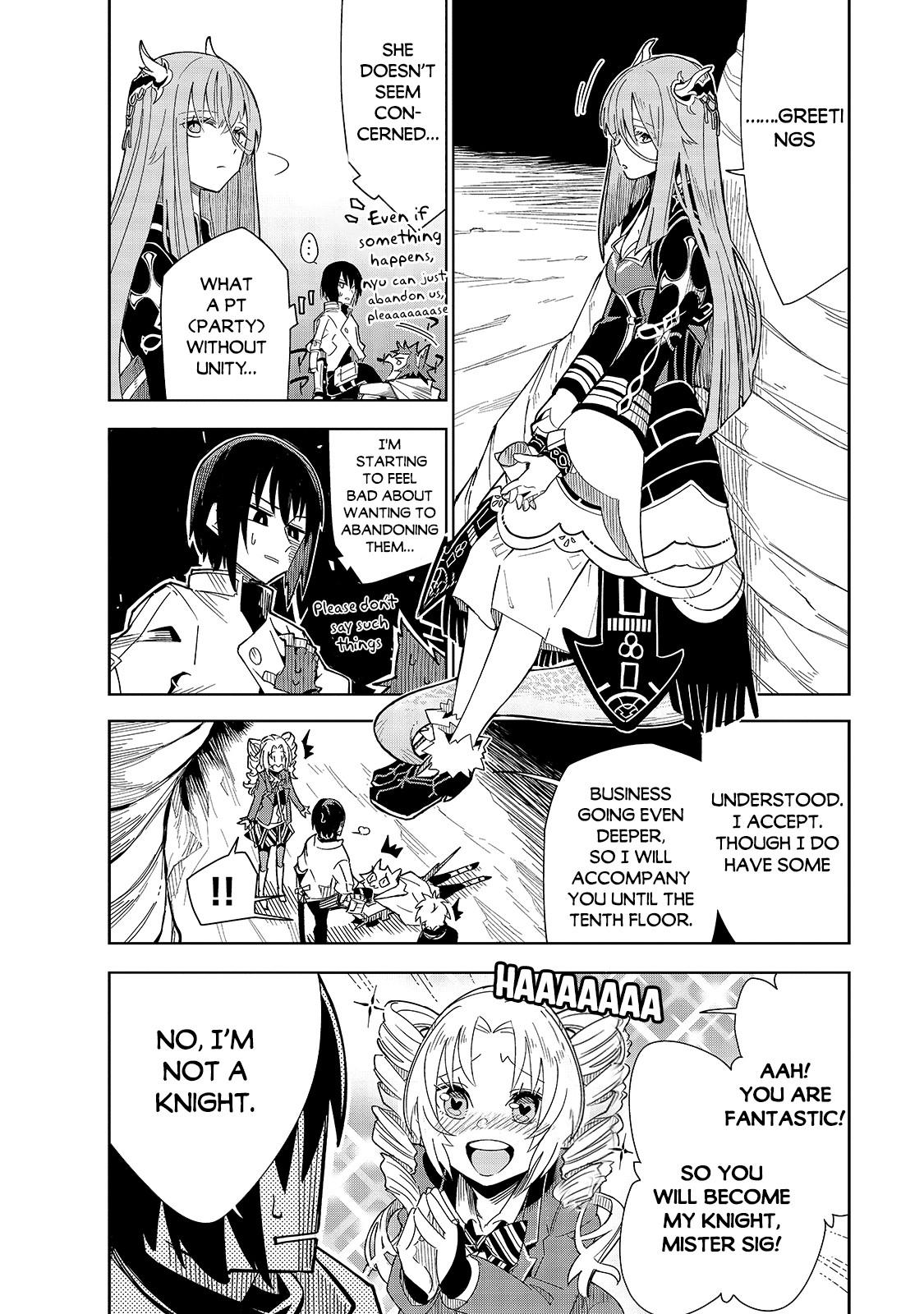 Isekai Meikyuu no Saishinbu o Mezasou Chap 18 - Next Chap 19