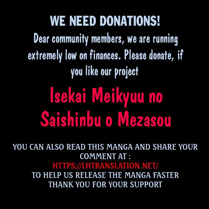 Isekai Meikyuu no Saishinbu o Mezasou Chap 19 - Next Chap 20