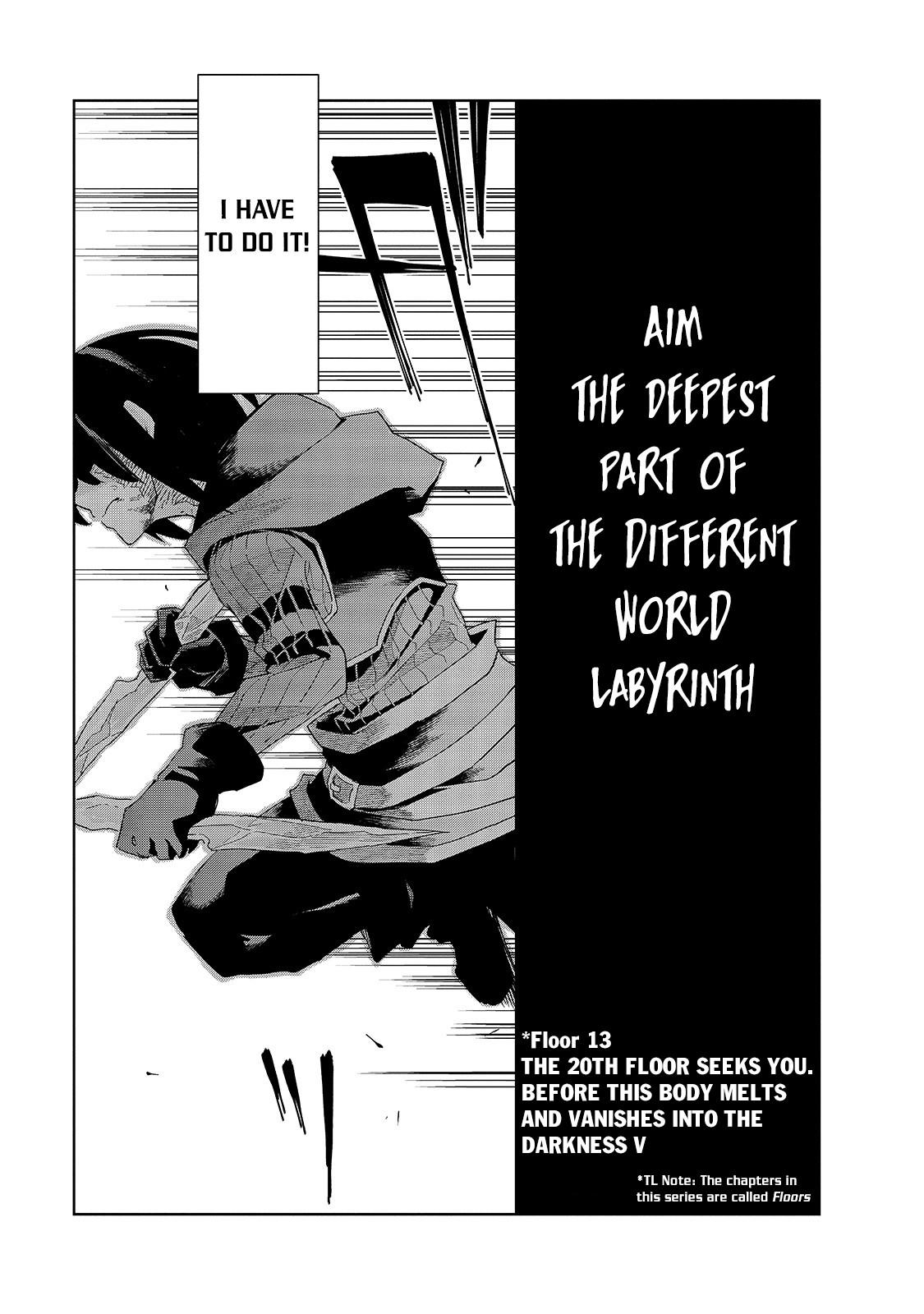 Isekai Meikyuu no Saishinbu o Mezasou Chap 13 - Next Chap 14