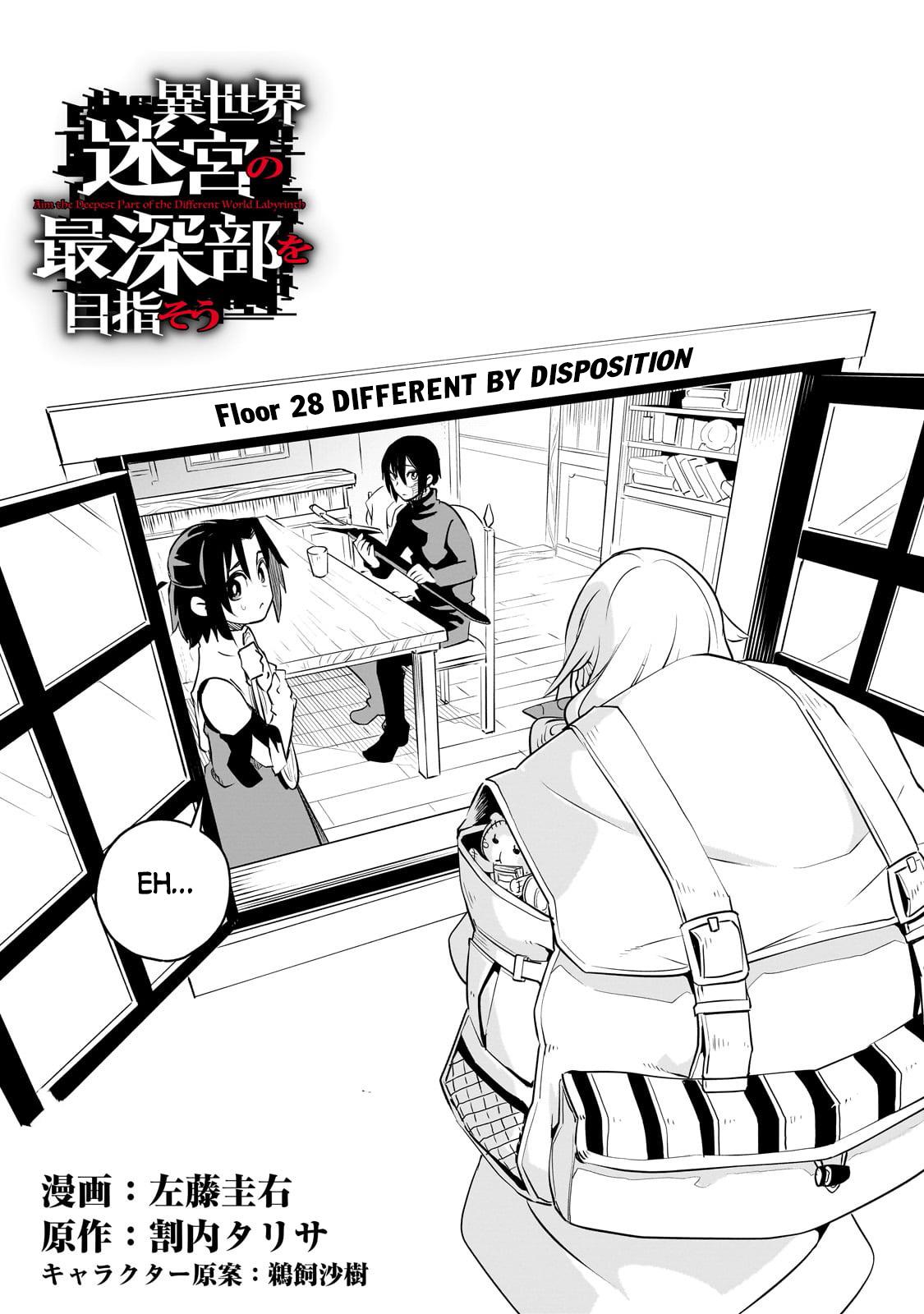 Isekai Meikyuu no Saishinbu o Mezasou Chap 28 - Next Chap 29