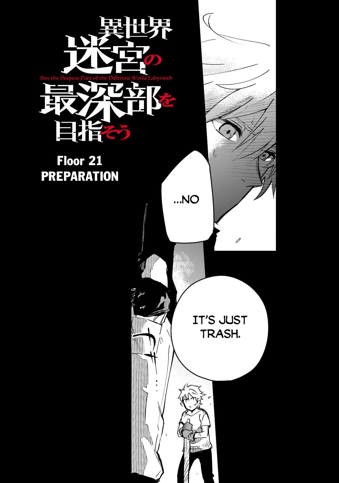 Isekai Meikyuu no Saishinbu o Mezasou Chap 21 - Next Chap 22