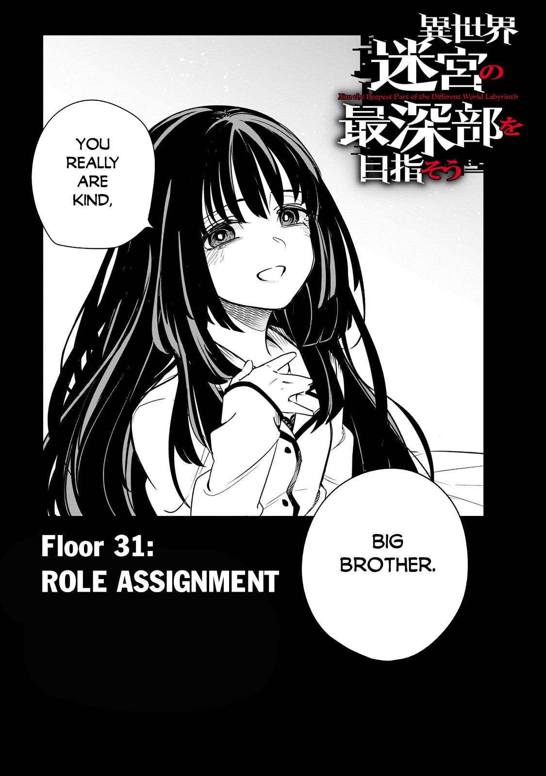 Isekai Meikyuu no Saishinbu o Mezasou Chap 31 - Next Chap 32