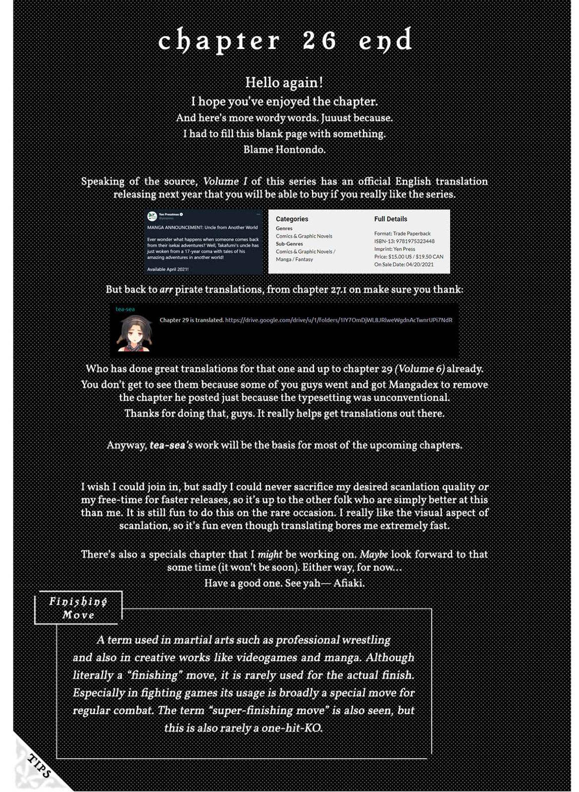 Isekai Ojisan Chap 26 - Next Chap 27