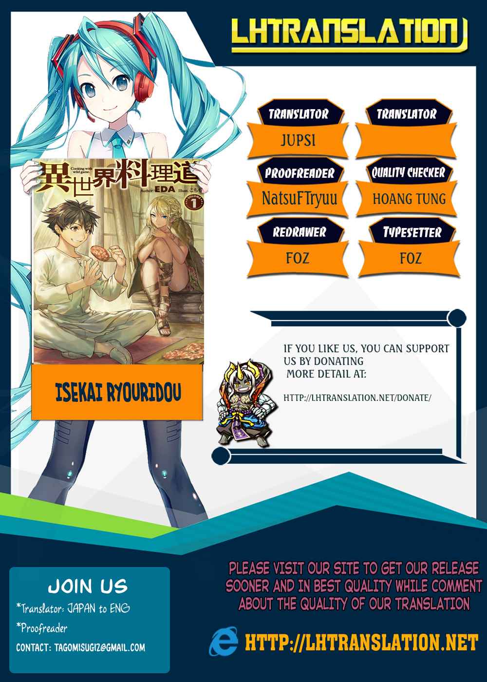 Isekai Ryouridou Chap 9 - Next Chap 10