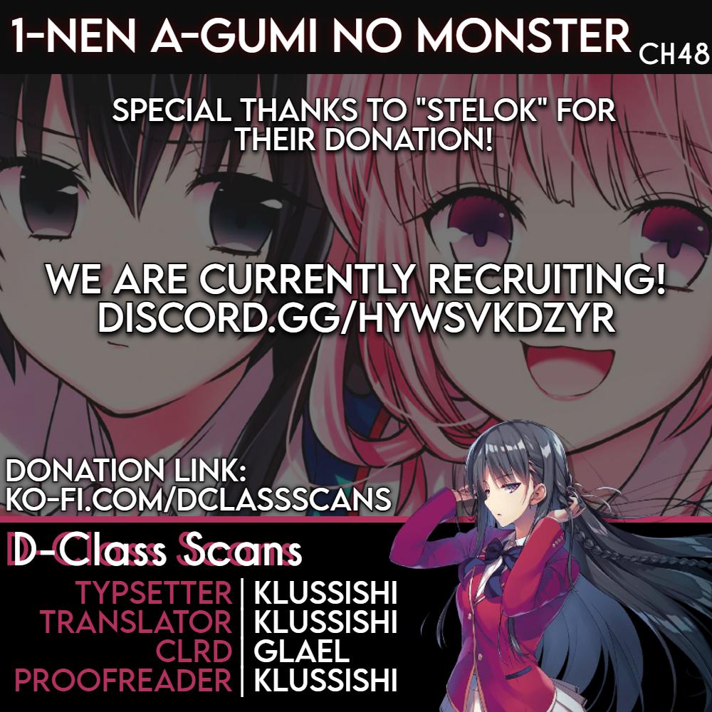 1-nen A-gumi no Monster Chap 48 - Next Chap 49