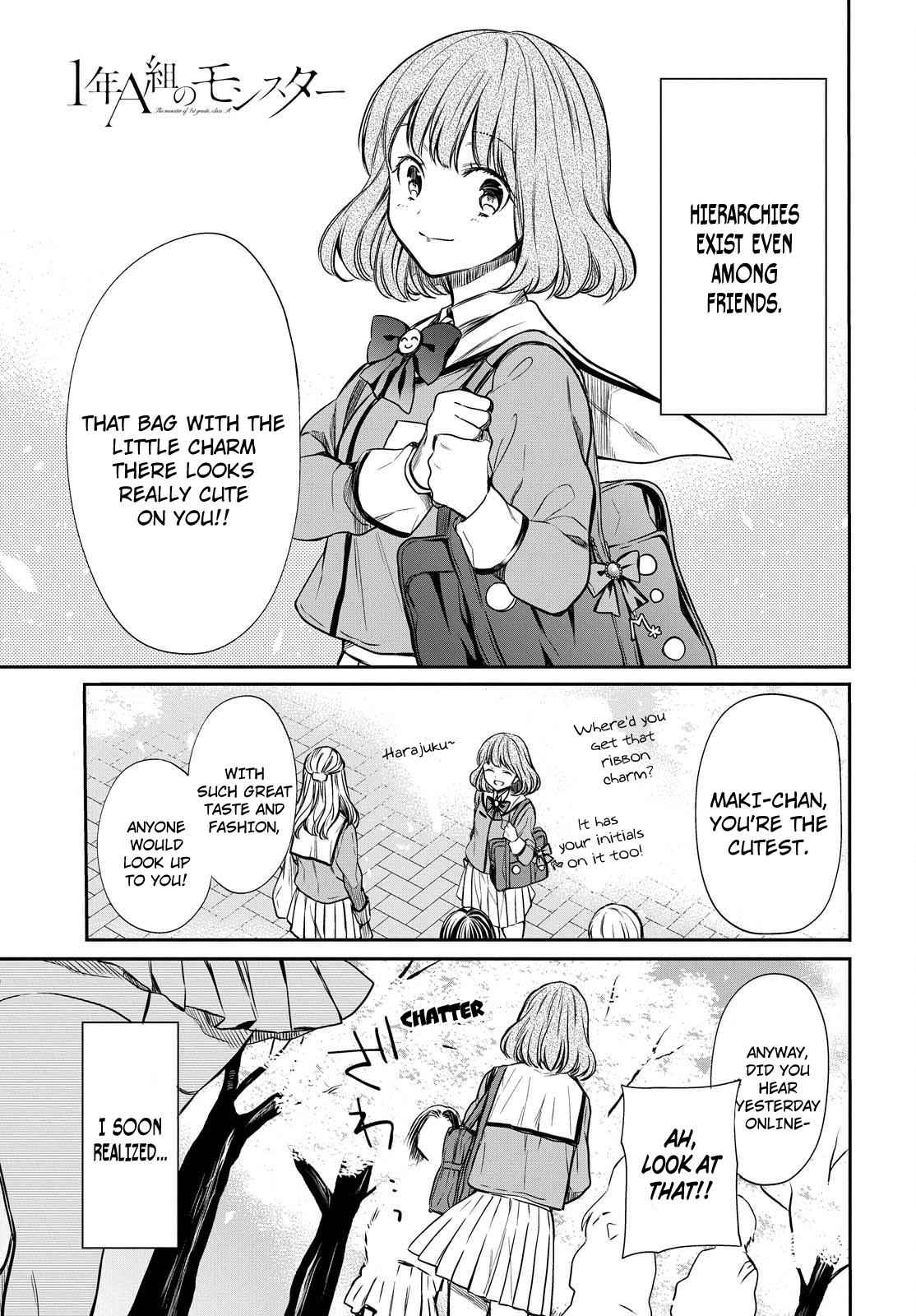 1-nen A-gumi no Monster Chap 7 - Next Chap 8