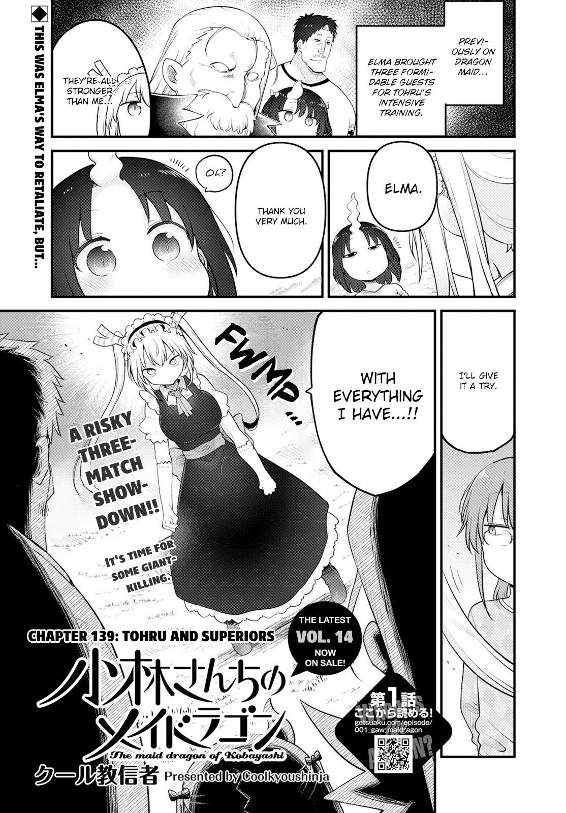 Kobayashi-san chi no Maid Dragon Chap 139 - Next Chap 140