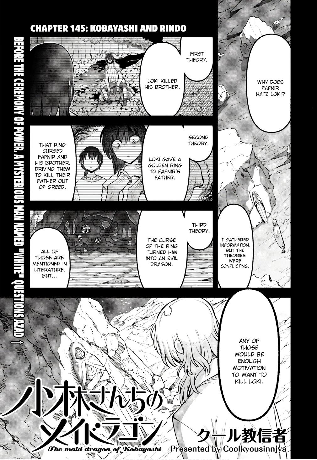Kobayashi-san chi no Maid Dragon Chap 145 - Next Chap 146