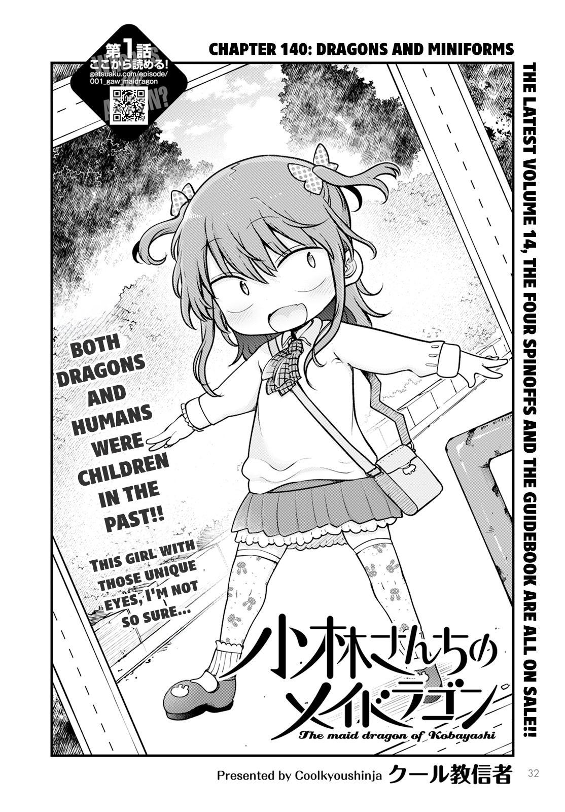 Kobayashi-san chi no Maid Dragon Chap 140 - Next Chap 141
